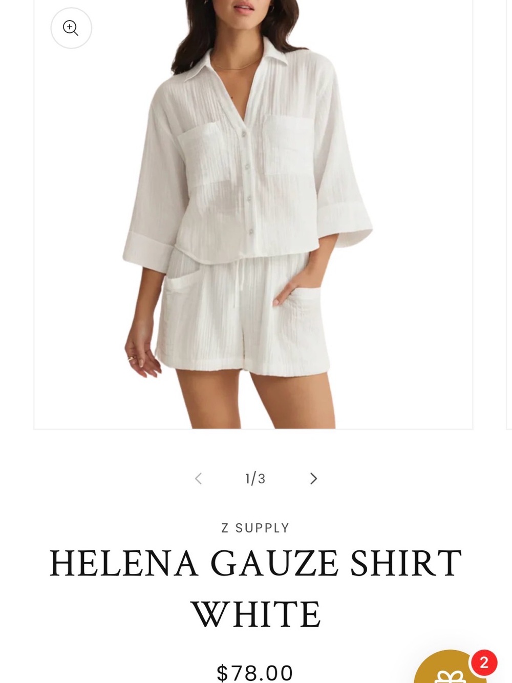 Zsupply Helena Gauze shirt